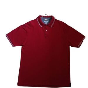 Cuffy's of Cape Cod vintage polo style short sleeved shirt for men. Size XL Colo